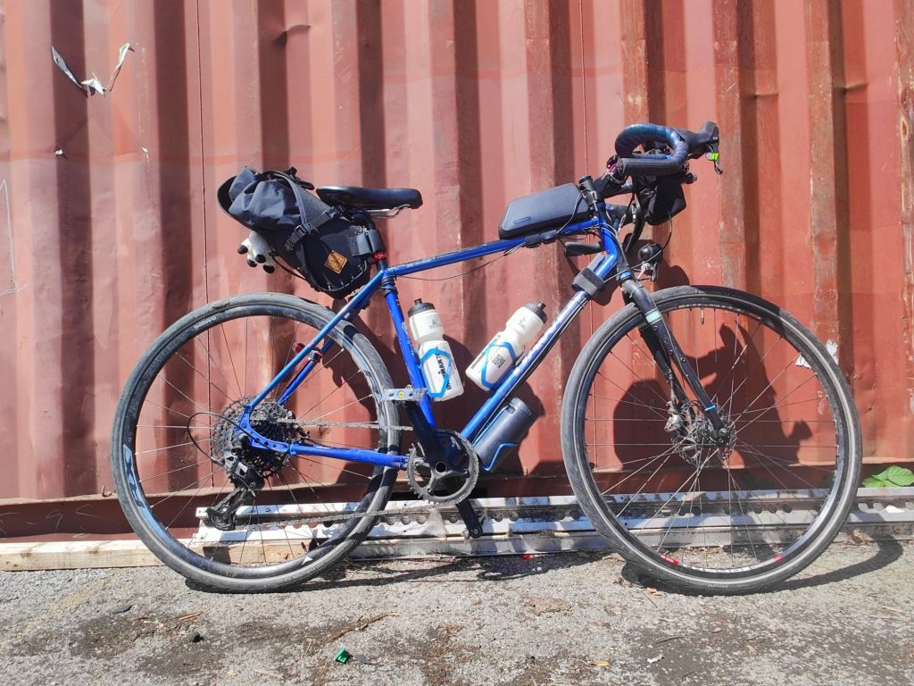 My beautiful Dawes, fully kitted out ready for the TCR